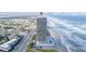 High-rise building, pool, parking and beach views at 2200 N Atlantic Ave # 1602, Daytona Beach, FL 32118