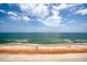 Relaxing beach view with wide sandy shore and ocean waves at 2200 N Atlantic Ave # 1602, Daytona Beach, FL 32118