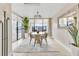Casual dining area with round table and four chairs at 2200 N Atlantic Ave # 1602, Daytona Beach, FL 32118