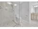 Bathroom with glass shower and tile flooring at 2200 N Atlantic Ave # 1602, Daytona Beach, FL 32118