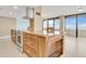 Kitchen features granite countertop island, stainless steel appliances at 2200 N Atlantic Ave # 1602, Daytona Beach, FL 32118