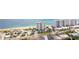 Aerial view of beachfront property with ocean and building at 1183 Ocean Shore Blvd # 6040, Ormond Beach, FL 32176
