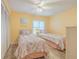 Guest bedroom with twin beds and coastal decor at 1183 Ocean Shore Blvd # 6040, Ormond Beach, FL 32176