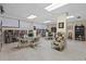 Well-lit library with ample seating and bookshelves at 1415 Ocean Shore Blvd # B030, Ormond Beach, FL 32176