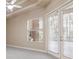 Bright bedroom with carpet flooring, French doors, and ceiling fan at 3404 Rexford Cir, Ormond Beach, FL 32174