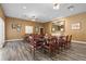 Formal dining room with wood chairs and tables at 3404 Rexford Cir, Ormond Beach, FL 32174