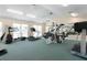 Bright fitness center featuring treadmills and weight machines at 3404 Rexford Cir, Ormond Beach, FL 32174