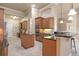 Spacious kitchen with an island and plenty of cabinet space at 3404 Rexford Cir, Ormond Beach, FL 32174