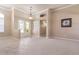 Spacious living room with high ceilings and neutral color palette at 3404 Rexford Cir, Ormond Beach, FL 32174