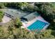 Resort-style pool and tennis courts at 3404 Rexford Cir, Ormond Beach, FL 32174