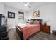 Cozy bedroom with a double bed and plenty of closet space at 660 Aldenham Ln, Ormond Beach, FL 32174