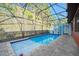 Inviting screened-in pool with ample deck space at 660 Aldenham Ln, Ormond Beach, FL 32174