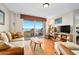 Inviting living room with comfortable furnishings and sliding glass doors leading to a balcony at 1183 Ocean Shore Blvd # 1040, Ormond Beach, FL 32176