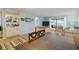 Dining area with wood table and chairs, near the kitchen at 2294 Ocean Shore Blvd # 1020, Ormond Beach, FL 32176