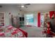 Main Bedroom with a view to the kitchen at 3 Marsh Ridge Watch, Ormond Beach, FL 32174