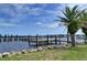 Scenic view of the dock with a drawbridge in the background at 546 Rio Vista Ave, Daytona Beach, FL 32114