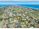 Aerial view of the property and surrounding neighborhood at 106 Sundance Trl, Ormond Beach, FL 32176