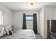 Bedroom with a king-size bed and ocean view at 2700 Ocean Shore Blvd # 508, Ormond Beach, FL 32176