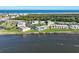 Ocean Palm Villas South community from above, showcasing its waterfront location at 53 Ocean Palm Villa S # 53, Flagler Beach, FL 32136