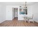 Open concept dining area adjacent to the kitchen and living room at 53 Ocean Palm Villa S # 53, Flagler Beach, FL 32136
