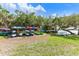 Kayak and canoe storage area at 53 Ocean Palm Villa S # 53, Flagler Beach, FL 32136