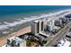 Oceanfront high rise building aerial view at 89 S Atlantic Ave # 1401, Ormond Beach, FL 32176
