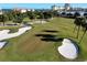 Aerial view of a putting green on a golf course at 89 S Atlantic Ave # 1401, Ormond Beach, FL 32176