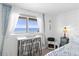Bedroom with ocean view and workspace at 89 S Atlantic Ave # 1401, Ormond Beach, FL 32176