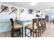 Community room with a breakfast bar and seating at 89 S Atlantic Ave # 1401, Ormond Beach, FL 32176