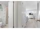 Hallway view of bedroom and bathroom at 89 S Atlantic Ave # 1401, Ormond Beach, FL 32176