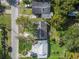 Aerial view showcasing the property and surrounding homes at 656 Winchester St, Daytona Beach, FL 32114