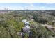 Aerial view of a neighborhood featuring houses and lush greenery at 656 Winchester St, Daytona Beach, FL 32114