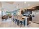 Modern kitchen with granite countertops and stainless steel appliances at 2226 Lelani Cir, Davenport, FL 33897