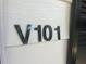 Building V, unit 101 address marker at 7874 Midway Drive Ter # V101, Ocala, FL 34472