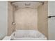 Clean bathroom with a large bathtub and tiled walls at 21342 S Buckhill Rd, Clermont, FL 34715