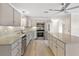 Modern kitchen with stainless steel appliances and an island at 21342 S Buckhill Rd, Clermont, FL 34715