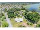 Aerial view showcasing home's curb appeal and neighborhood at 9930 County Road 114B, Wildwood, FL 34785