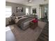 Main bedroom with a king-size bed and walk-in closet at 1921 Smitty Rd, Lady Lake, FL 32159