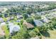 Aerial view of homes nestled within a tranquil neighborhood setting at 12176 Se 91St Ave, Summerfield, FL 34491