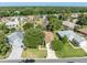Aerial view showcasing home's location in a quiet neighborhood at 12176 Se 91St Ave, Summerfield, FL 34491