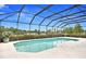 Relaxing screened pool with tranquil water views at 29334 David Ct, Tavares, FL 32778