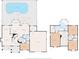 Two-story home floor plan, highlighting spacious rooms and a pool at 29334 David Ct, Tavares, FL 32778