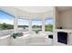 Luxurious bathroom with a large tub and stunning water views at 29334 David Ct, Tavares, FL 32778