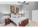 Main bedroom with ensuite bathroom and walk-in closet at 122 Baytree Blvd, Tavares, FL 32778