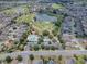 Community pool and clubhouse with ample parking in a residential area at 1751 Ashwood Run, The Villages, FL 32162