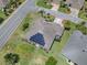 Single-Gathering home with solar panels and large backyard in residential neighborhood at 1751 Ashwood Run, The Villages, FL 32162