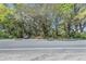 Driveway entrance to property, lined with lush, mature trees at 26711 County Road 33, Groveland, FL 34736