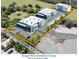 Aerial view of storage and office development concept at 26711 County Road 33, Groveland, FL 34736