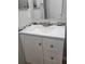 Updated bathroom with modern vanity and tile at 1100 E Caroline St # 115, Tavares, FL 32778