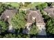 Aerial view of homes and golf course at 33 Camino Real # 303, Howey In The Hills, FL 34737